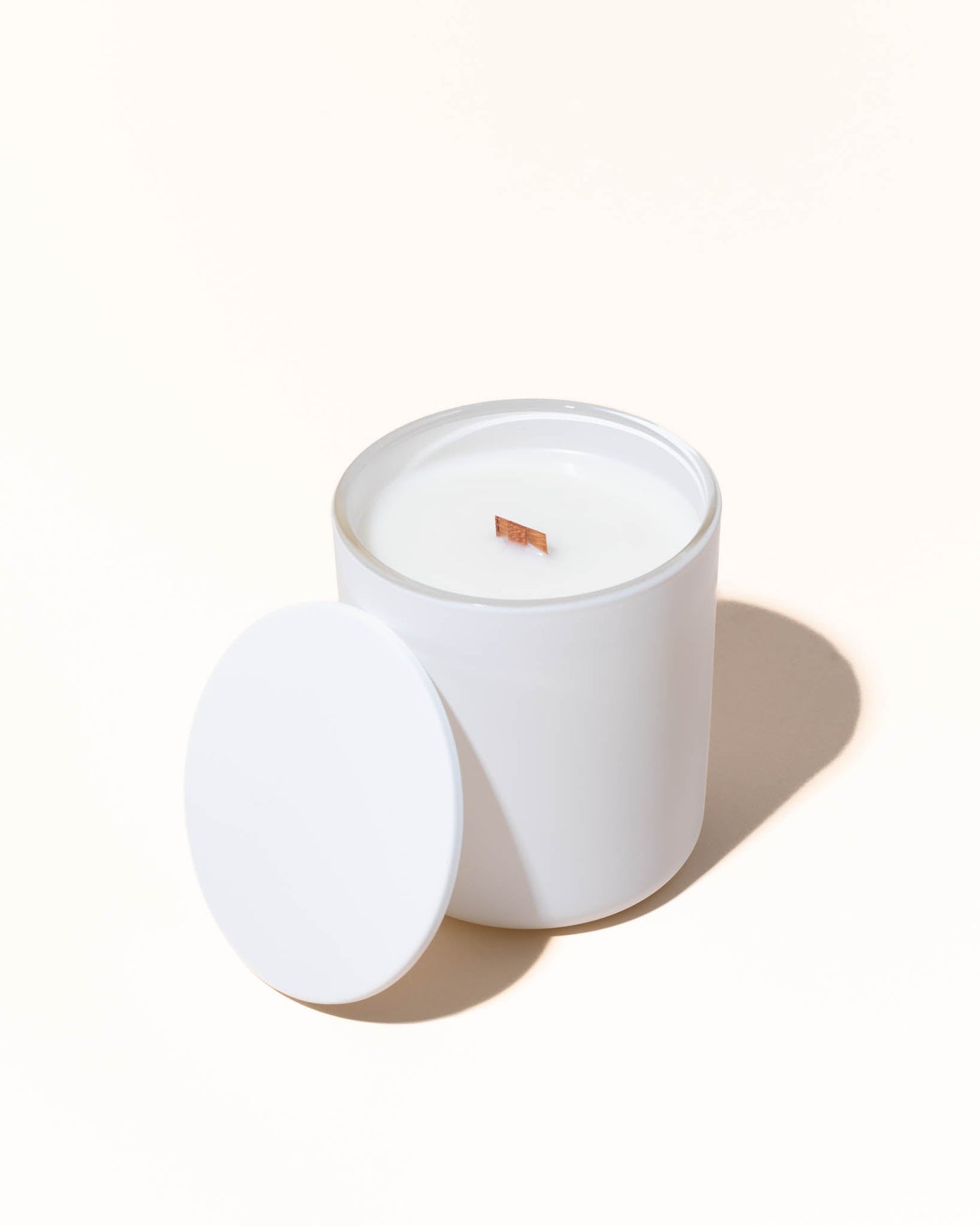 8oz aura vessel & lid - matte white - the stash