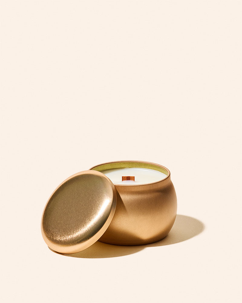 4oz amore™ candle tin & lid