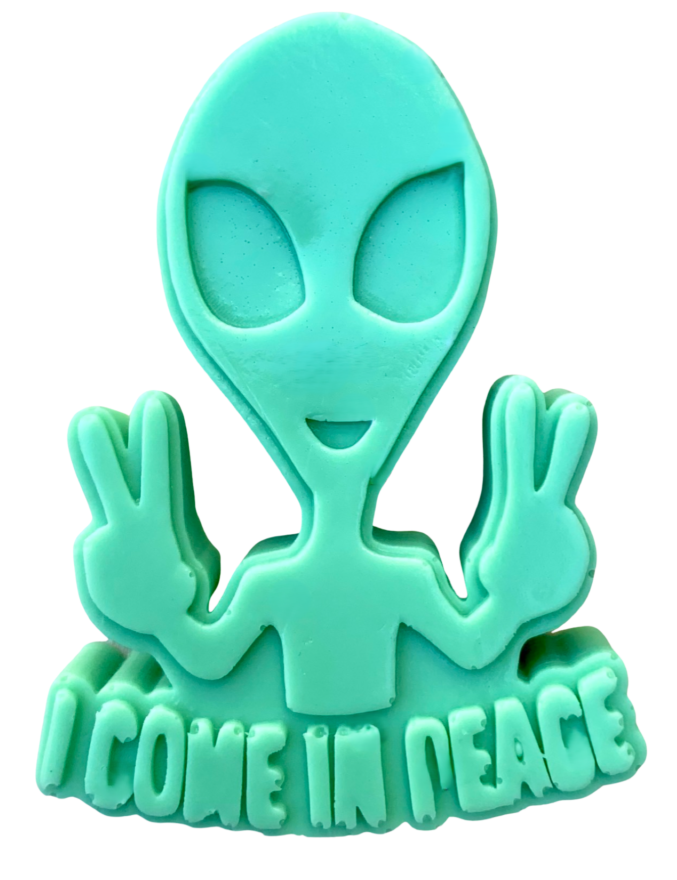 3D Large Alien "I Come in Peace" Soap