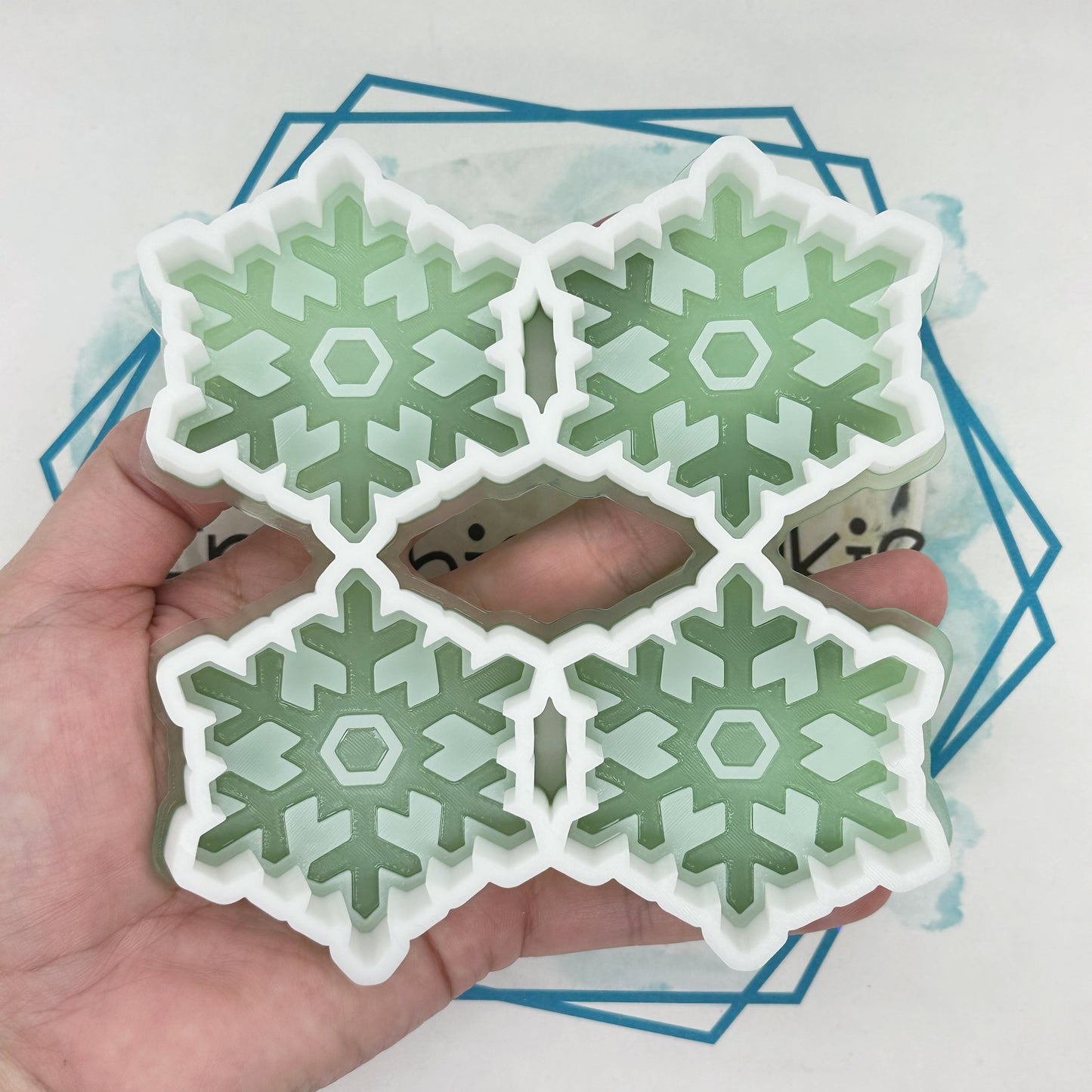 Snowflake Wax Mold