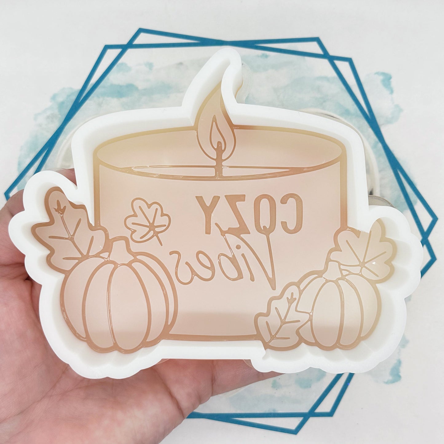 Cozy Vibes Candle Freshie Mold