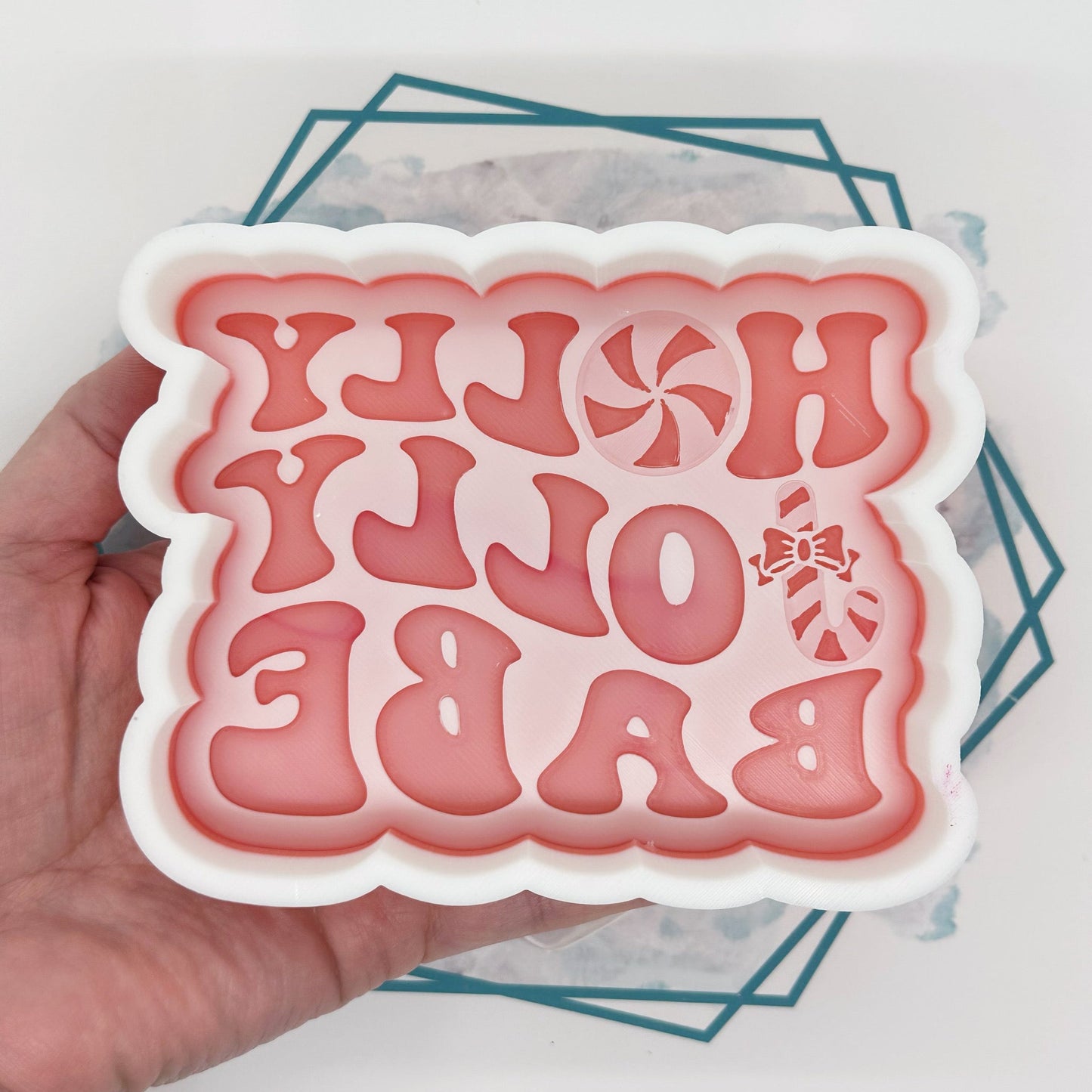 Holly Jolly Babe Freshie Mold
