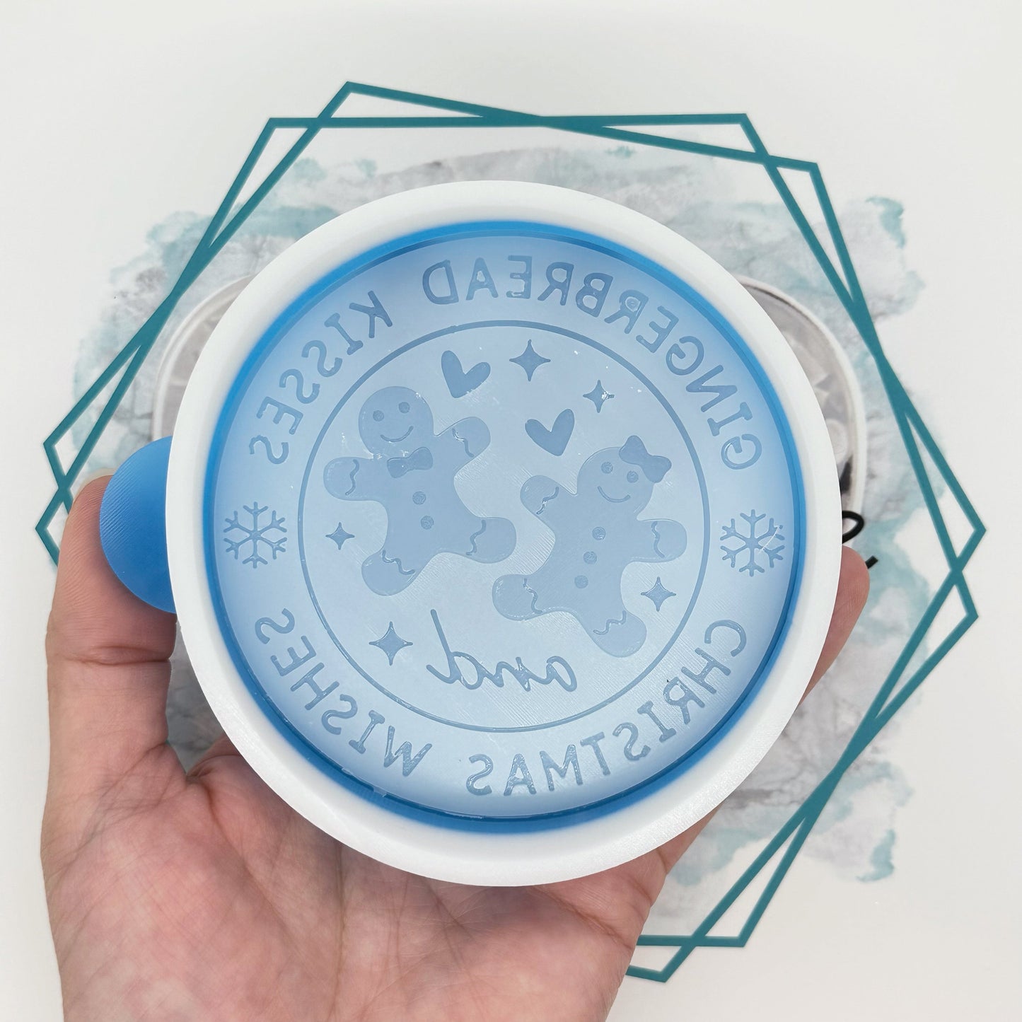Gingerbread Kisses Freshie Mold
