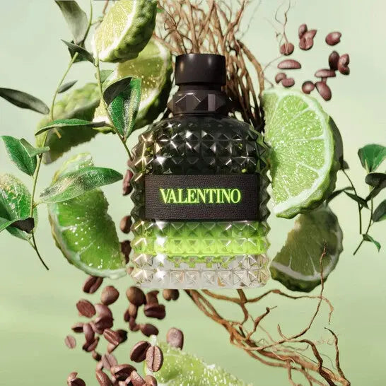 Born in Roma Green Stravaganza By Valentino For Men 3.4oz EDT Spray