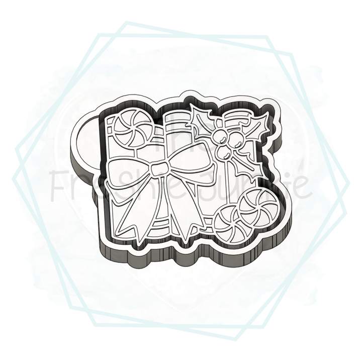 *NEW RELEASE* Coquette Christmas Book Stack Freshie Mold