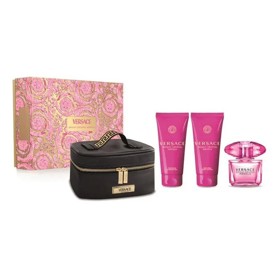 Bright Crystal Absolu By Versace For Women EDP (4pc Gift Set)