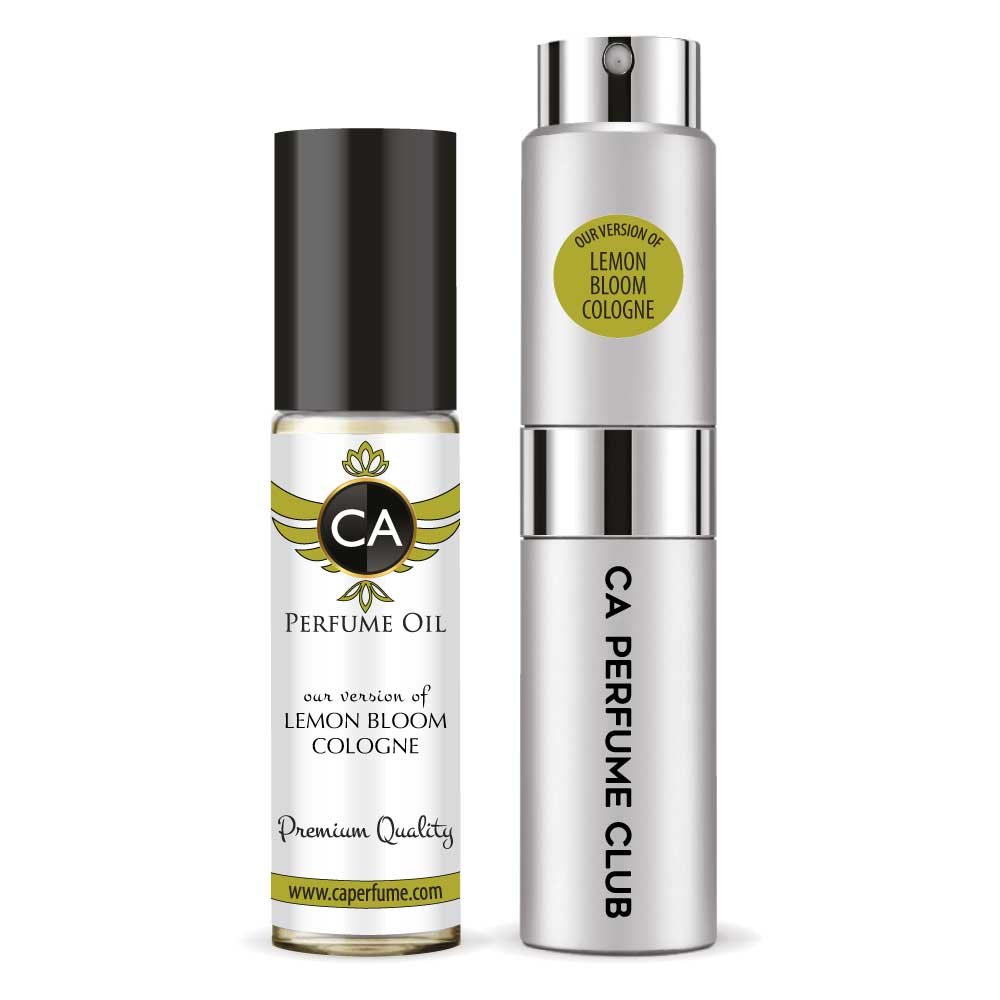 452- Lemon Bloom Cologne Due Set Fragrance Oil and Perfume Spray Bundle