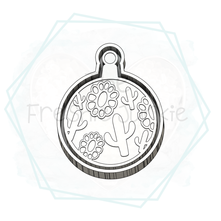 Cactus & Concho Ornament Freshie Mold