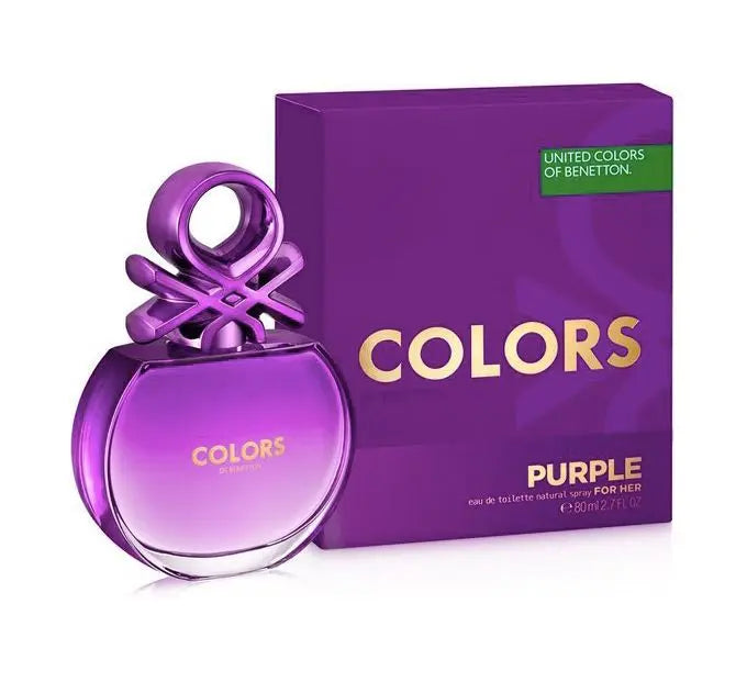 Colors Purple By Benetton For Women 2.7 EDP Spray
