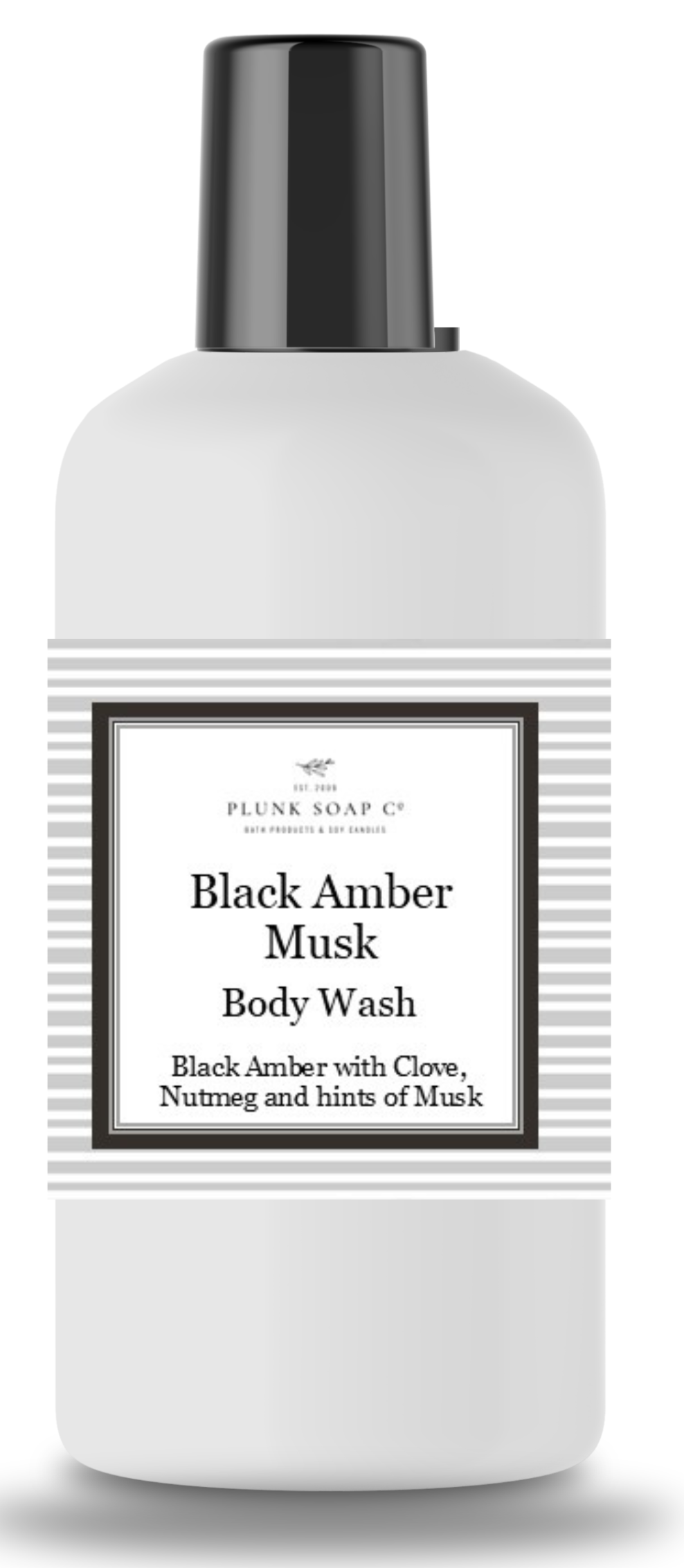Black Amber Musk Scented Body Wash