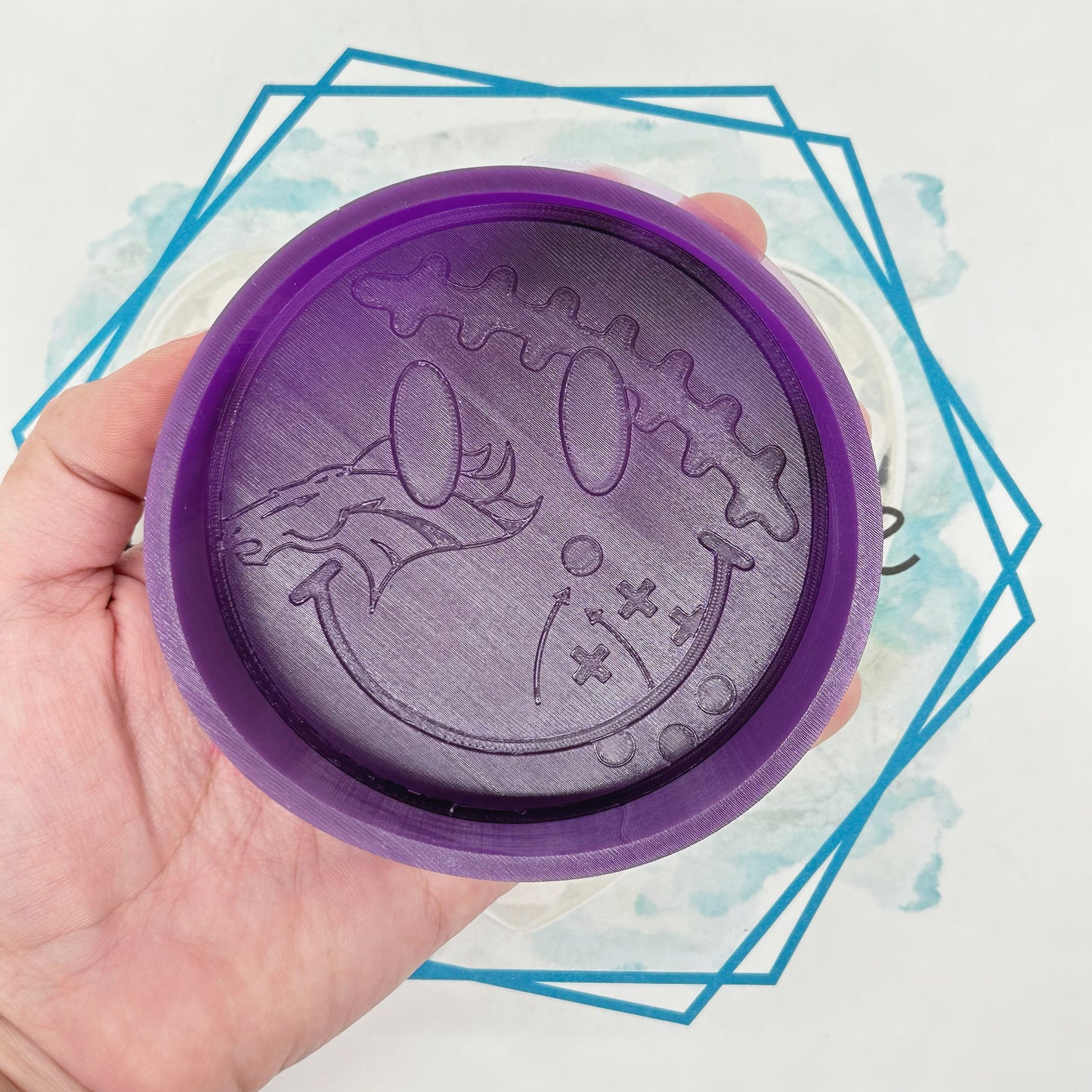 Broncos Smiley Face Freshie Mold (ORIGINAL DESIGN)