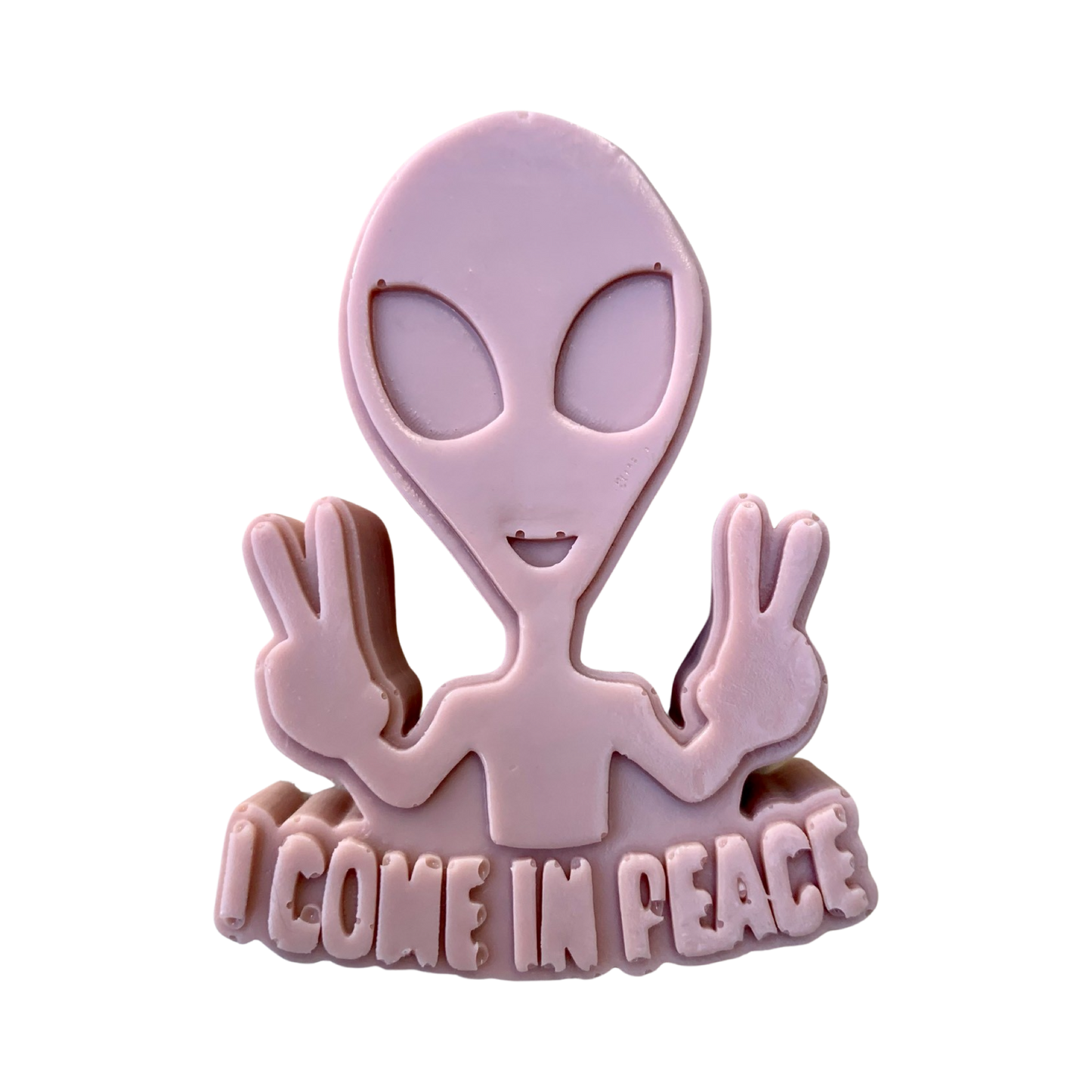 3D Large Alien "I Come in Peace" Soap