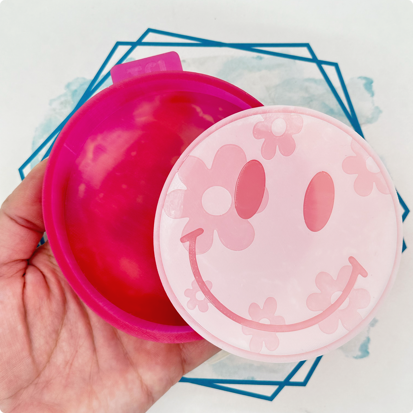 Everyday Smiley Inserts Freshie Mold (ORIGINAL DESIGN)