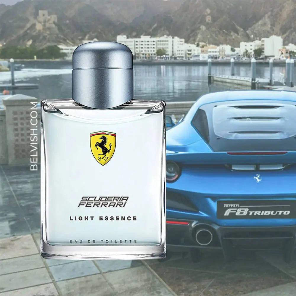 Ferrari Light Essence By Ferrari For Men 2Pcs Set EDT Spray