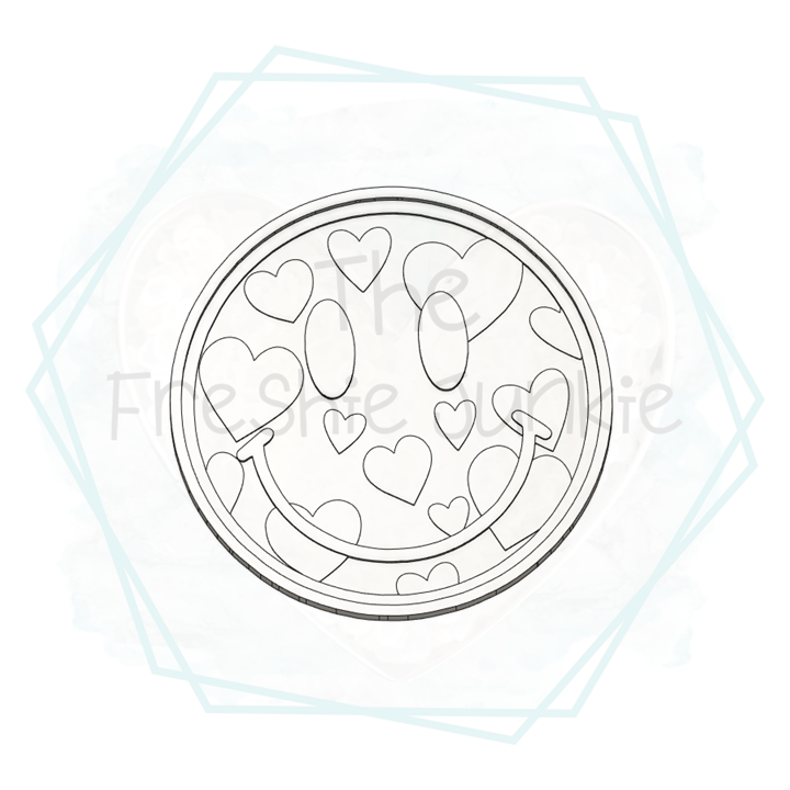 Seasonal Smiley Inserts Freshie Mold