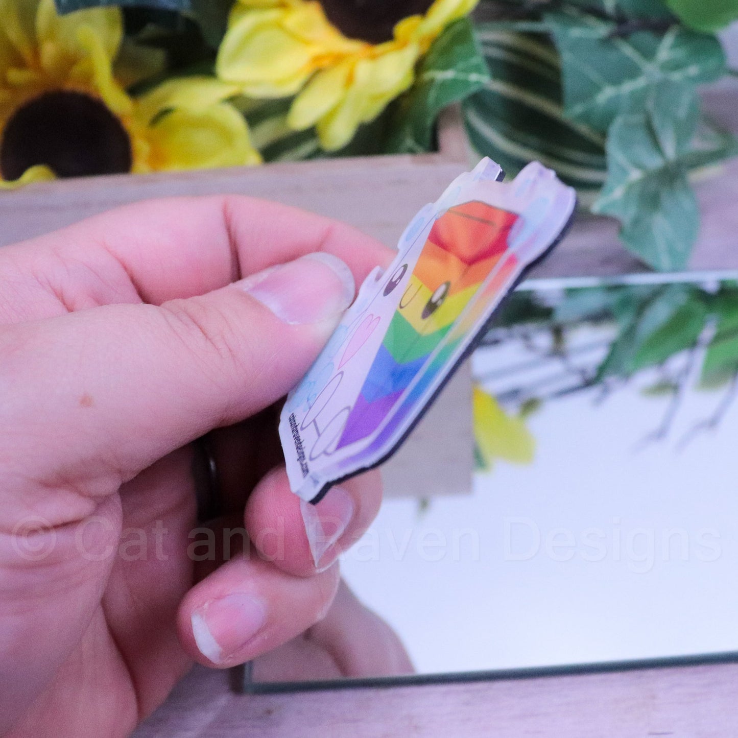 Soapy Buddy LGBTQ+ Pride Flag magnet