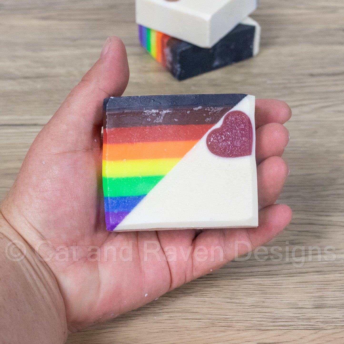 All Together Now (inclusive pride flag) soap