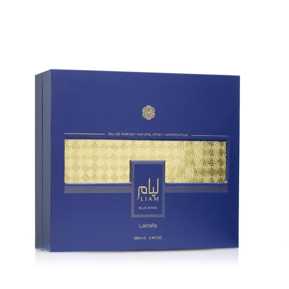 Liam Blue Shine By Lattafa For unisex 3.4oz EDP Spray