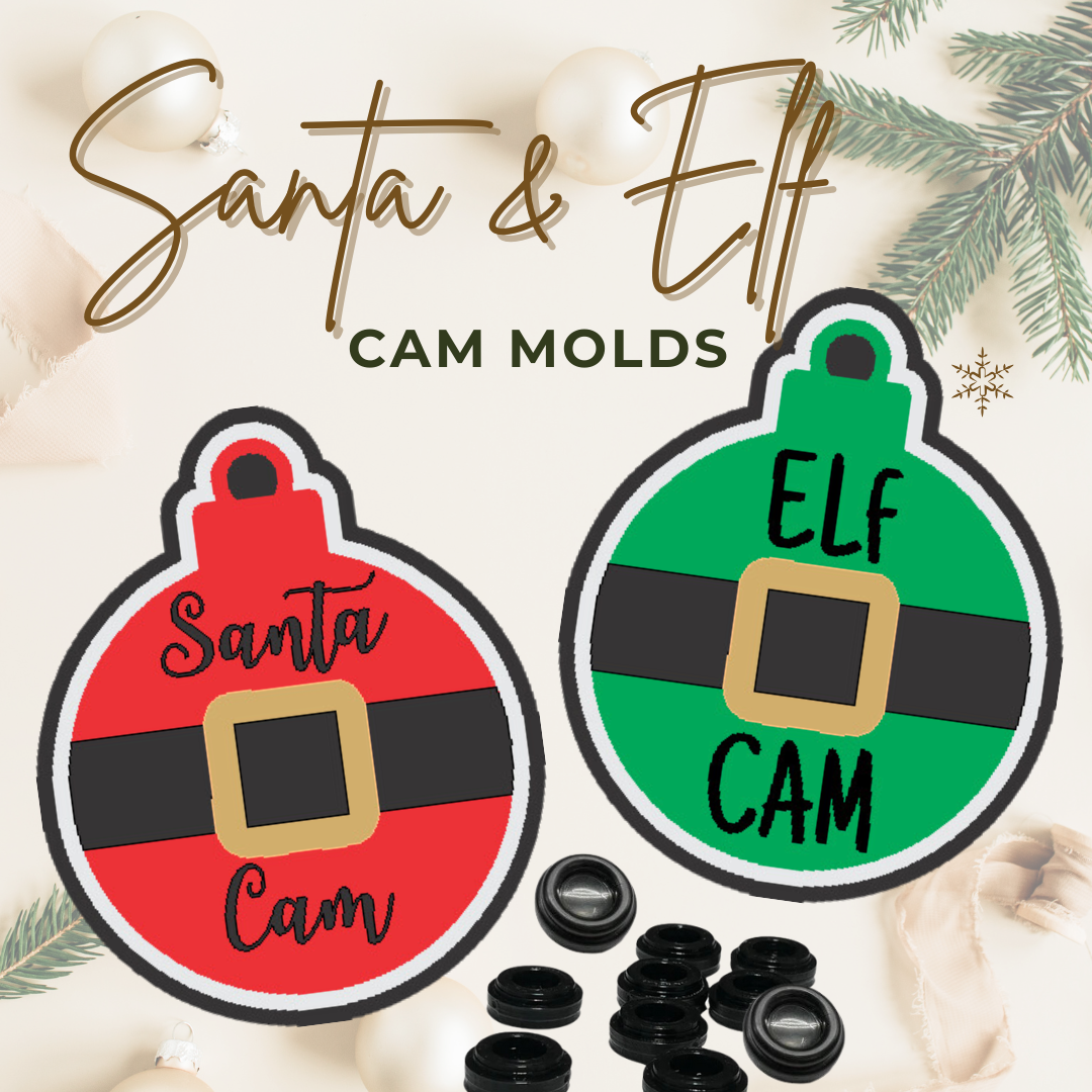Christmas Cam Freshie Mold