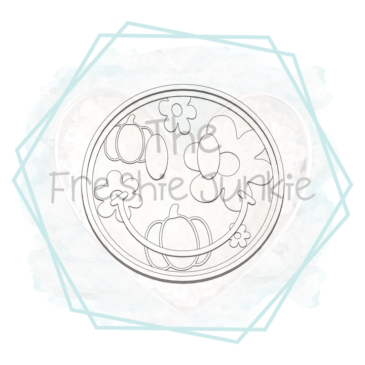 Seasonal Smiley Inserts Freshie Mold