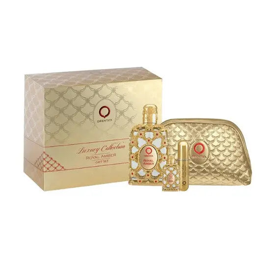 Royal Amber By Orientica For Women (4pc Gift Set)