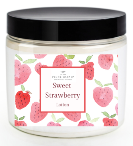 Strawberry Scented Hand and Body Lotion: Free Shipping