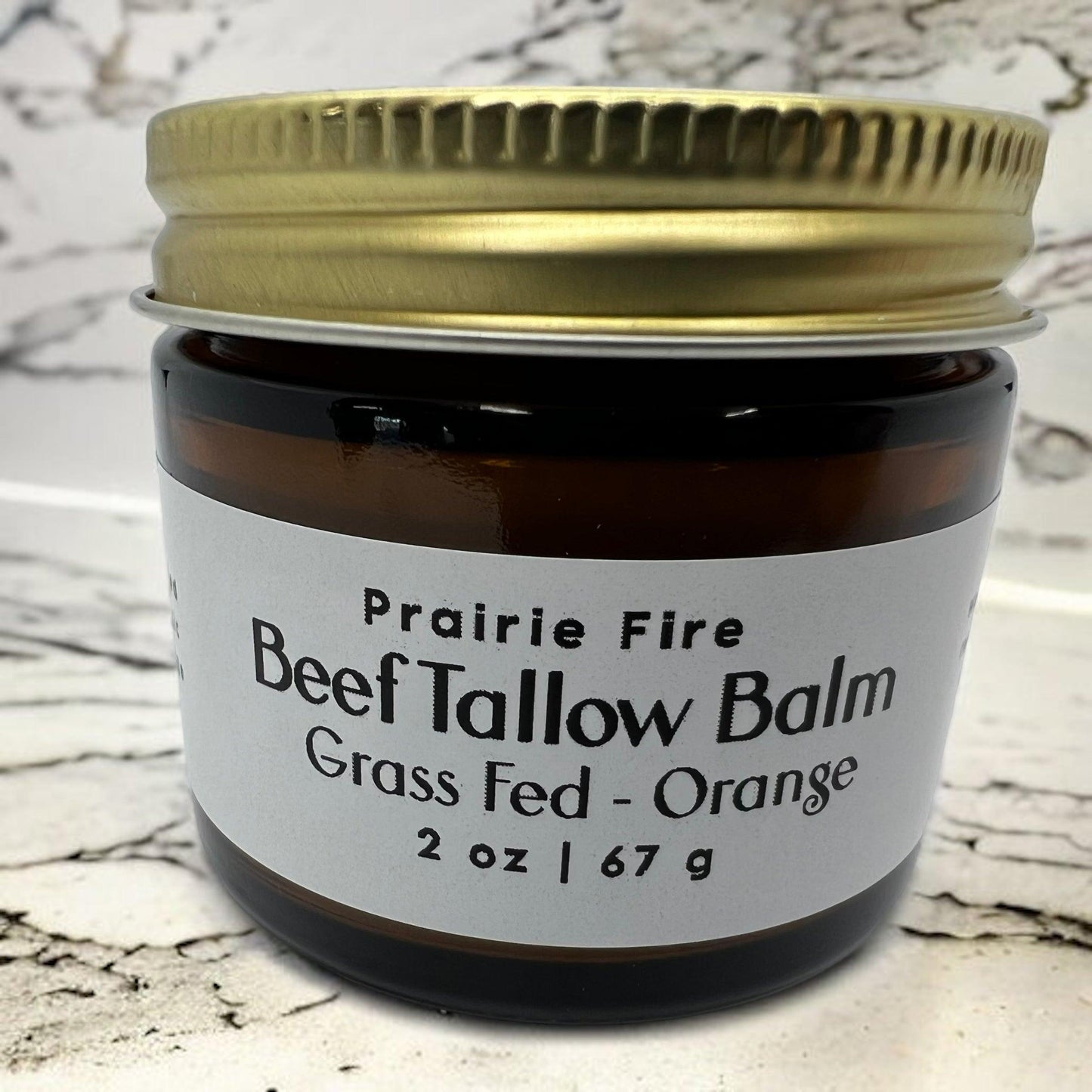 Beef Tallow Balm - 2 oz - Grown and Made in USA - Organic Grass Fed and Finished Tallow - Moisturizing Skin Care
