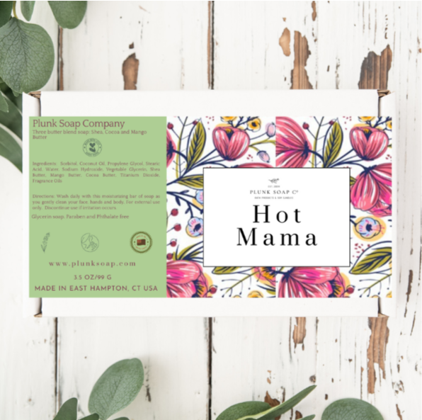 Hot Mama Artisian Bar of Soap with Shea Butter, Mango Butter and Coco Butter
