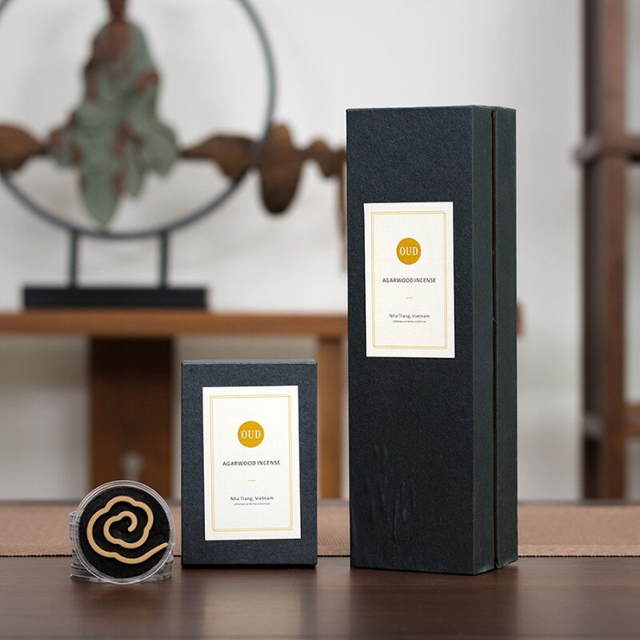 Natural Nha Trang Vietnam Agarwood Incense Coils