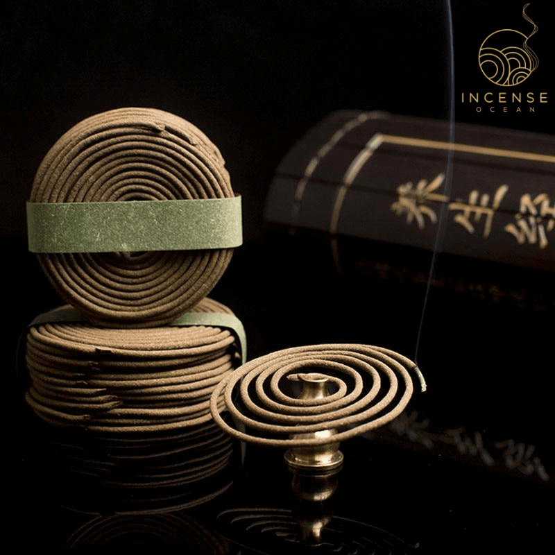 Natural Handmade Sandalwood Coils (48 box)