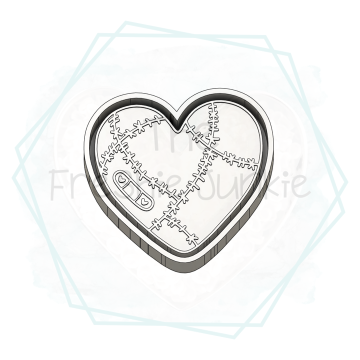 *NEW RELEASE* Stitched Heart Freshie Mold