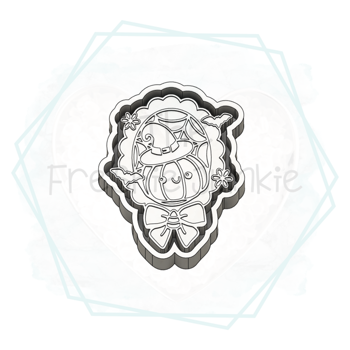 *NEW RELEASE* Coquette Witchy Pumpkin Frame Freshie Mold