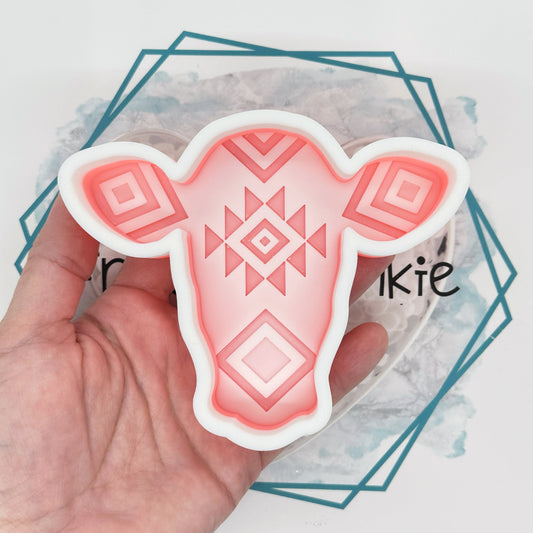 Aztec Cow Freshie Mold