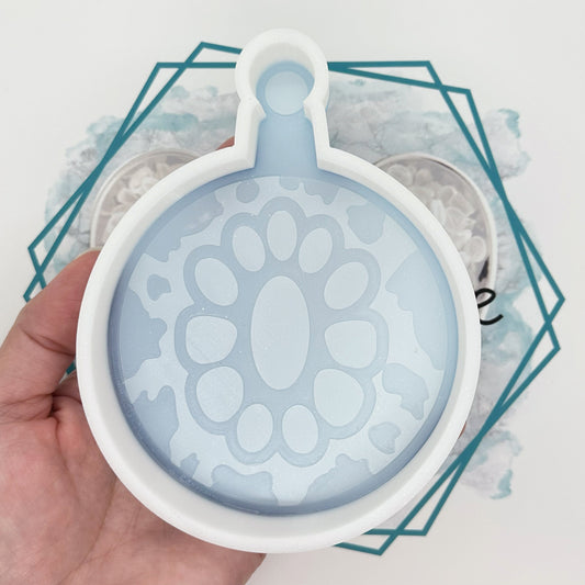 Concho & Cow Print Ornament Freshie Mold