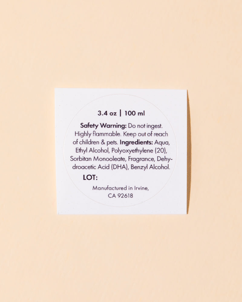 private label room spray- 3.4oz