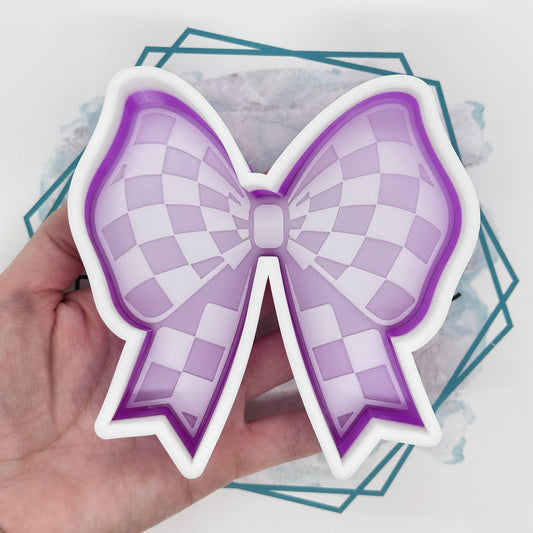 *NEW RELEASE* Checkered Bow Freshie Mold