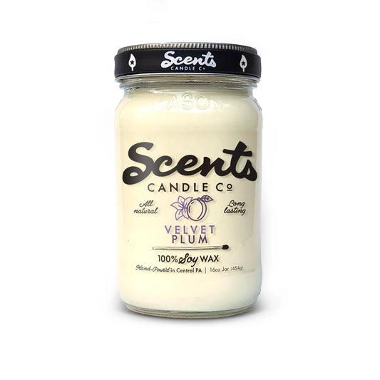 Velvet Plum Soy Wax Candles by Scents Candle Co.