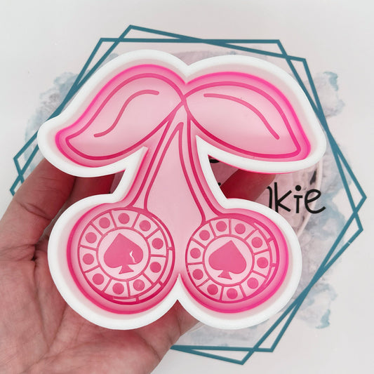 *NEW RELEASE* Cherry Spade Poker Chips Freshie Mold
