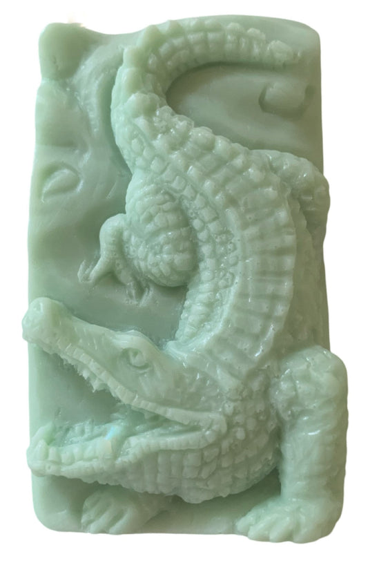 3D Crocodile Bar of Soap