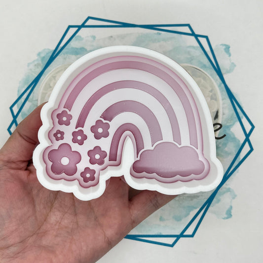 Floral Rainbow Freshie Mold