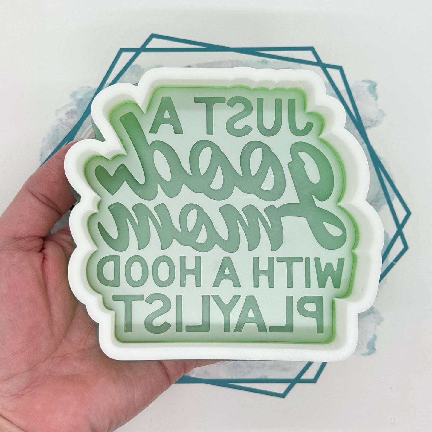 Good Mom with a Hood Playlist Freshie Mold