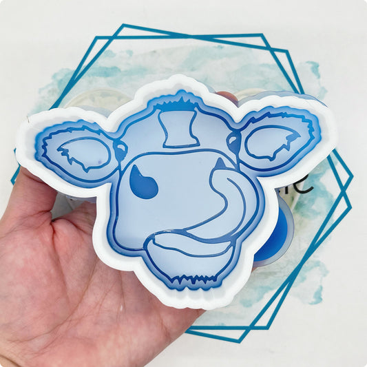 Cow Licking Freshie Mold