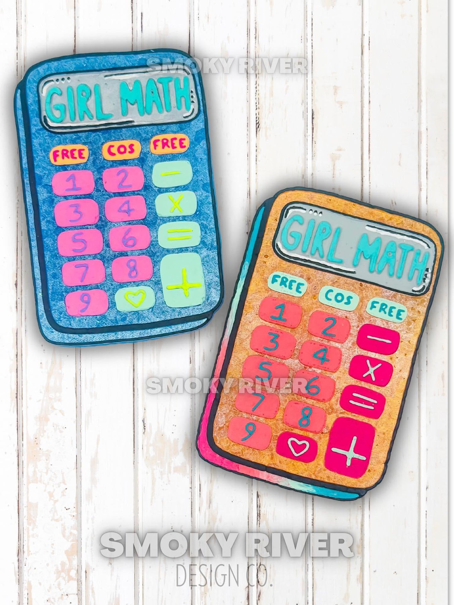 Girl Math Calculator Freshie Mold