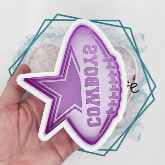 Cowboys Football Freshie Mold
