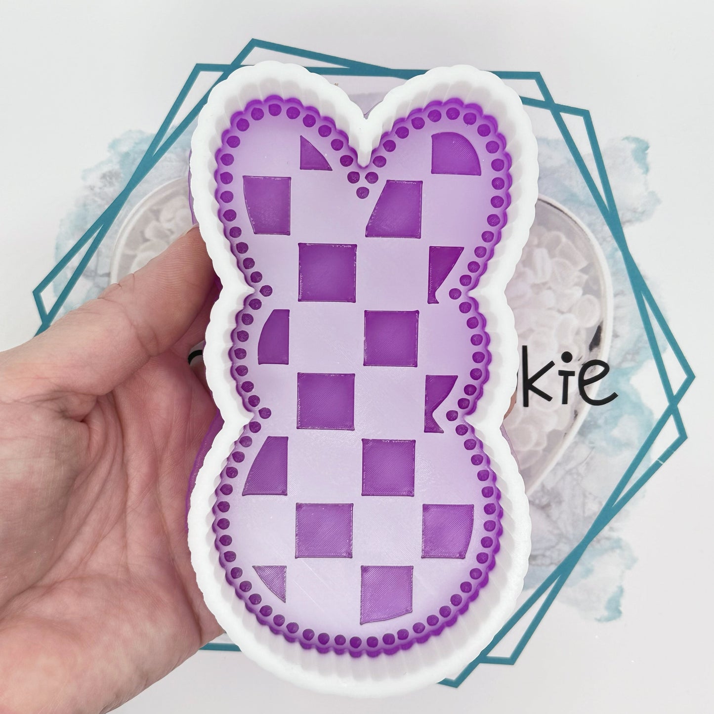 *NEW RELEASE* Checkered Peep Freshie Mold