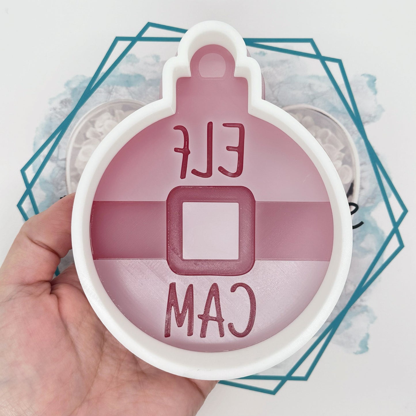 Christmas Cam Freshie Mold