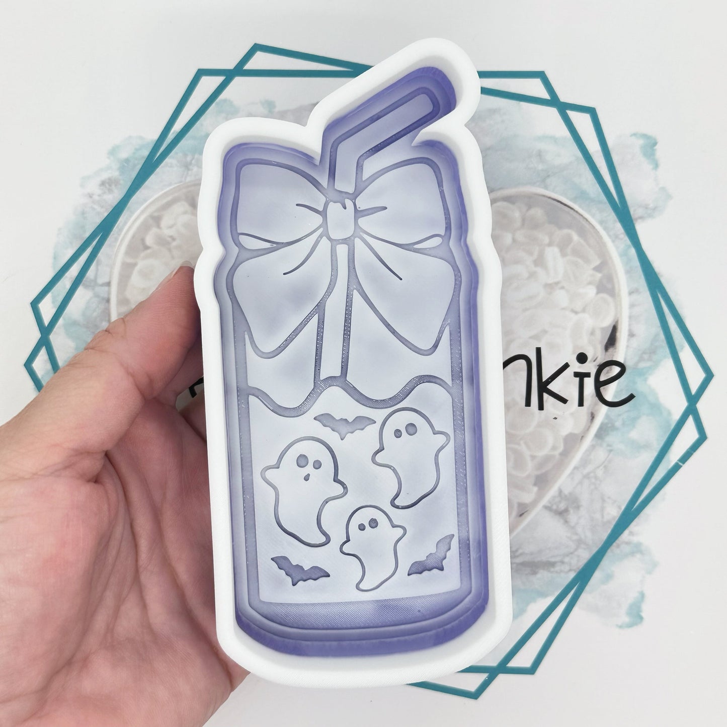 *NEW RELEASE* Ghost Glass Cup Freshie Mold