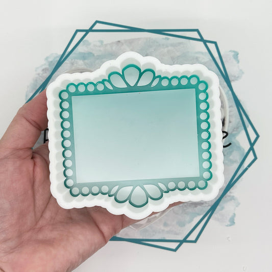 *NEW RELEASE* Western Stone Rectangle Frame Freshie Mold