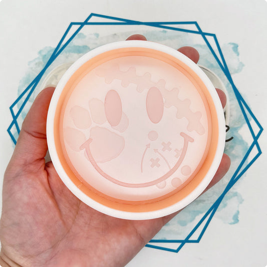 Tigers Smiley Face Freshie Mold (ORIGINAL DESIGN)