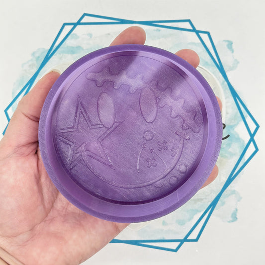 Cowboys Smiley Face Freshie Mold (ORIGINAL DESIGN)